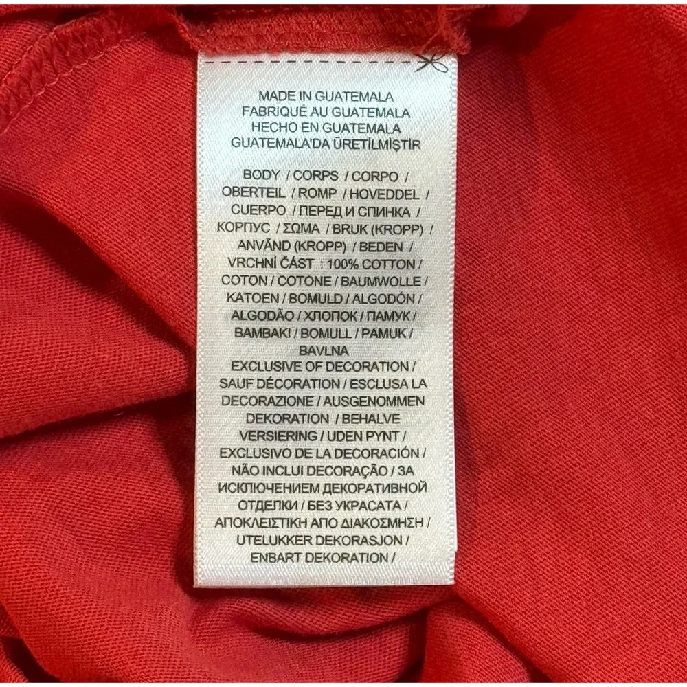 Polo Ralph Lauren Red Lightweight Pullover Hoodie Sweatshirt T Shirt Men's 2XL